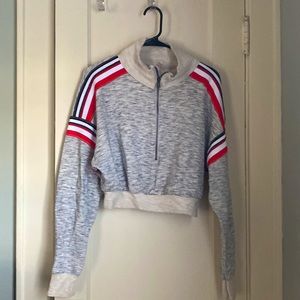 Free People Movement Crop Half Zip Jacket